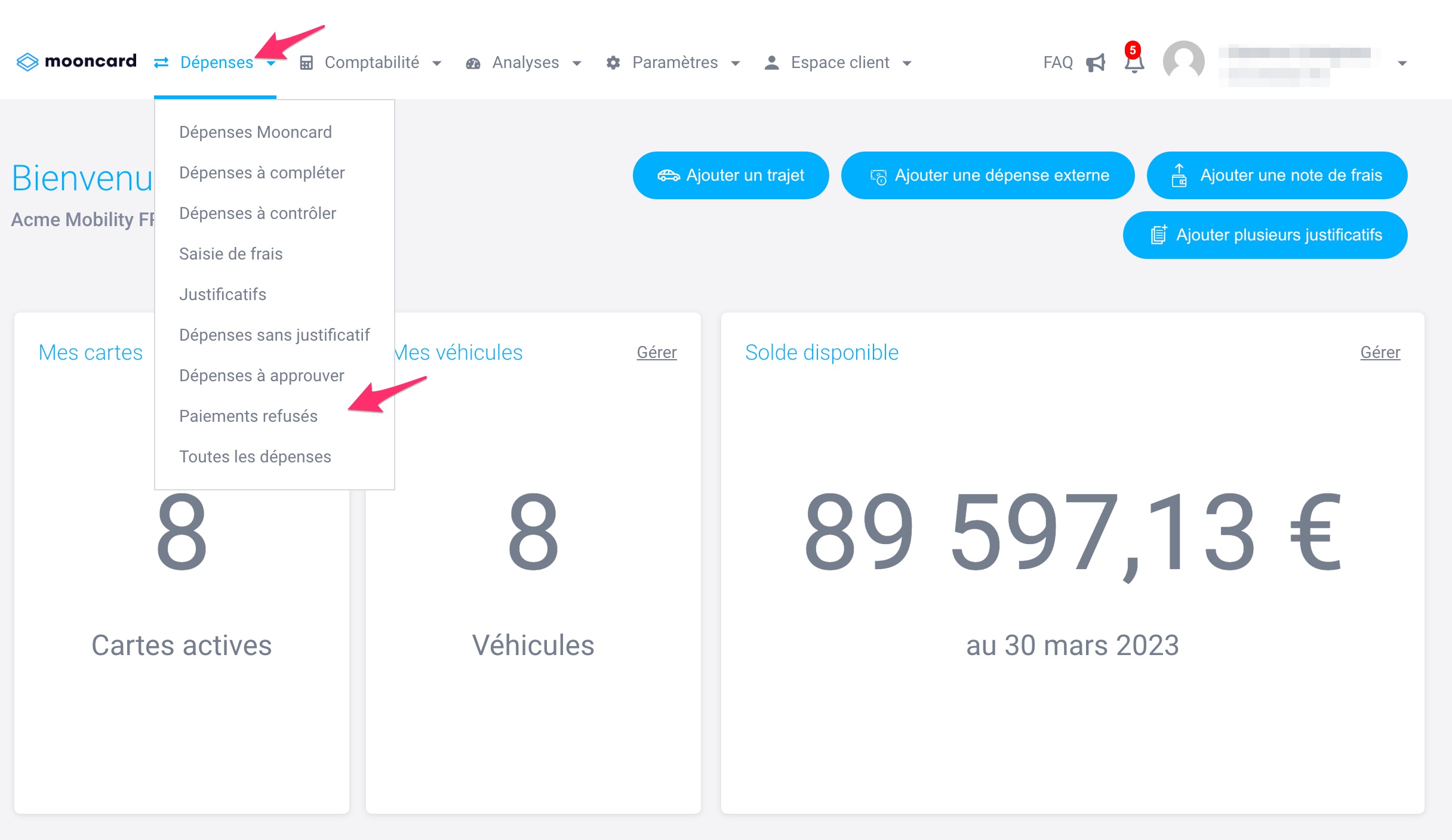 Que faire en cas de paiement refusé